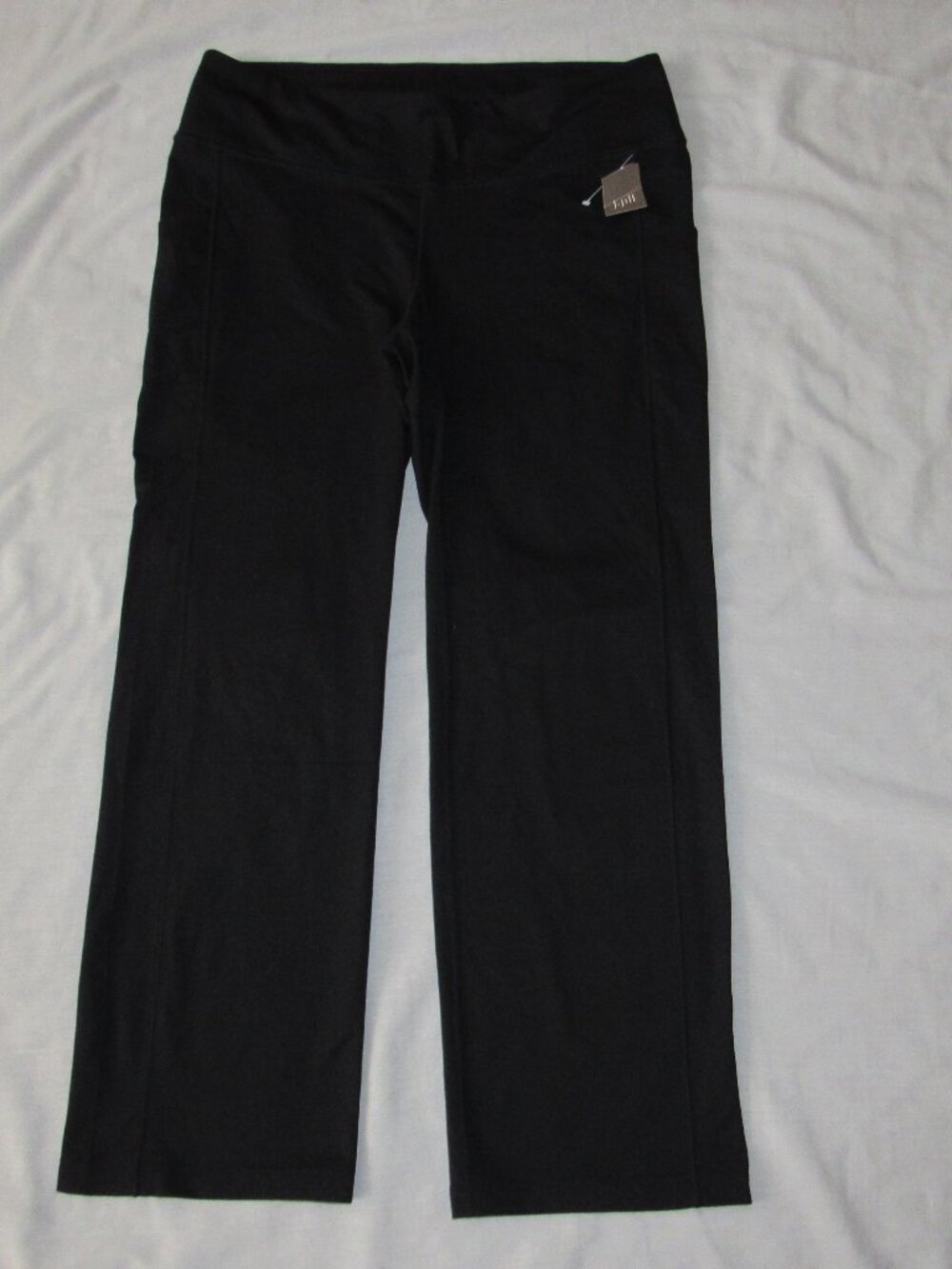 NWT J JILL Fit Performance Boot Cut Pants sz XLP XL Petite Black Pull On Pockets
